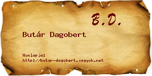 Butár Dagobert névjegykártya